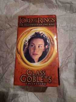 Lord of the Rings Glass Goblets Collection Box