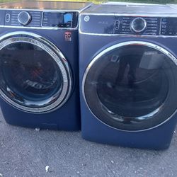 Ge Washer And Dryer Set Electric 