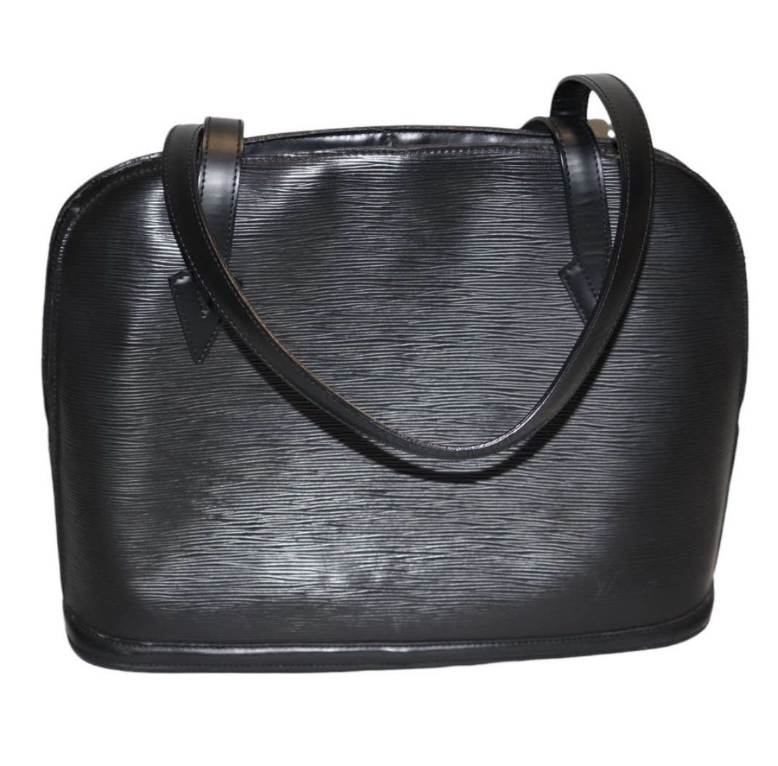 Louis Vuitton Lussac Noir EPI Bag