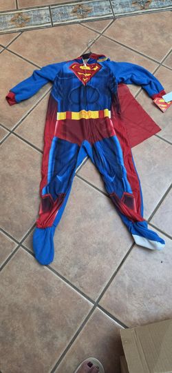Superman Footed Pajama with Cape - Toddler 5T - Blanket Sleeper - New With Tags