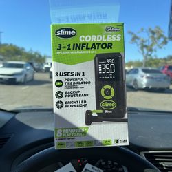 Slime Cordless 3 in 1 Tire Inflator