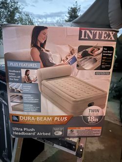 Intex twin blowup mattress