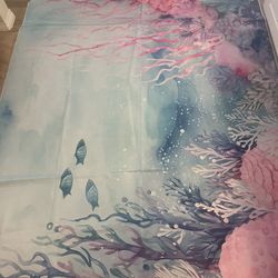 Little Mermaid Background Backdrop