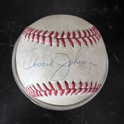 Mets Howard Johnson Signed Baseball 