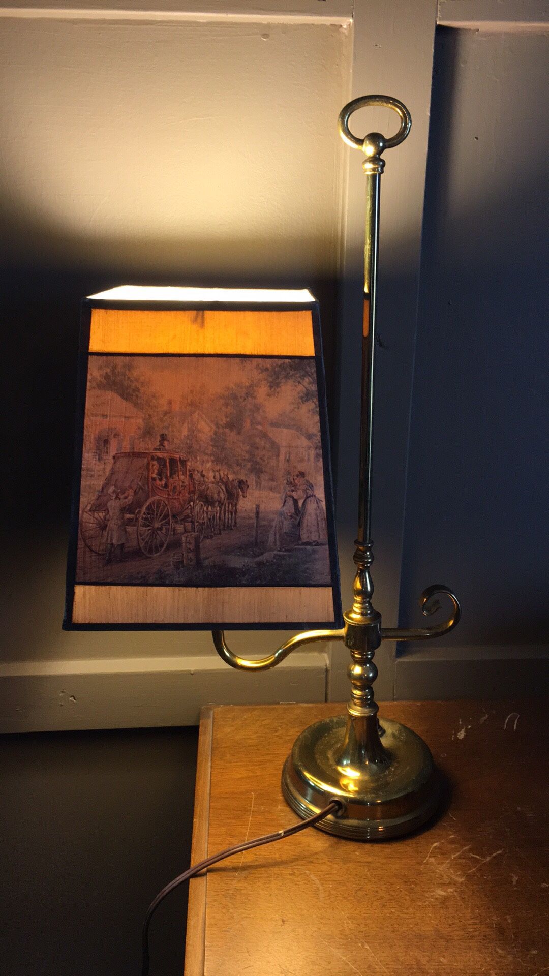 English Antique Table Lamp