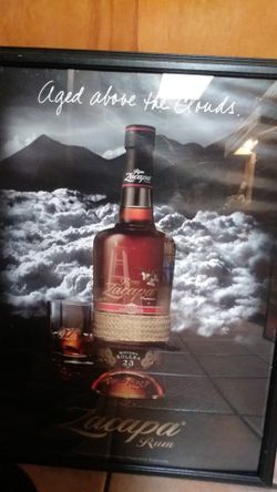Zacapa 18"x24" Man Cave Framed Wall Picture