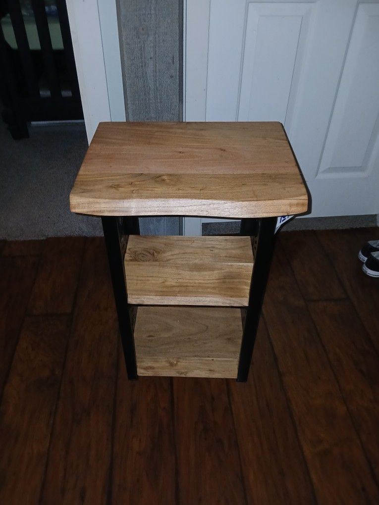 End Table Barely Used Only Used For Storage In The Closet Paid $60