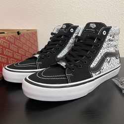 Vans X Sketchy Tank Sk8-Hi Pro 'Black/White' US 10.5