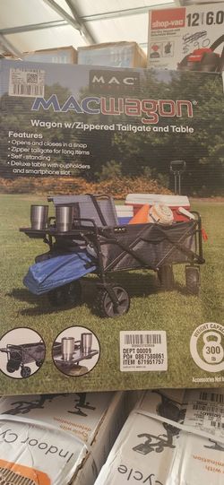 NEW MAC Sports Wagon - Perfect for Tailgating & Outdoor Events! 