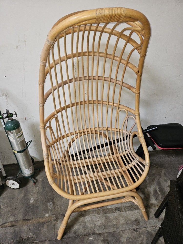 Rattan cocoon chair (No Cushion)