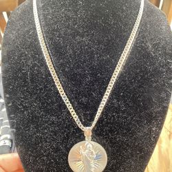 Cadena Con Dije Plata 9.25