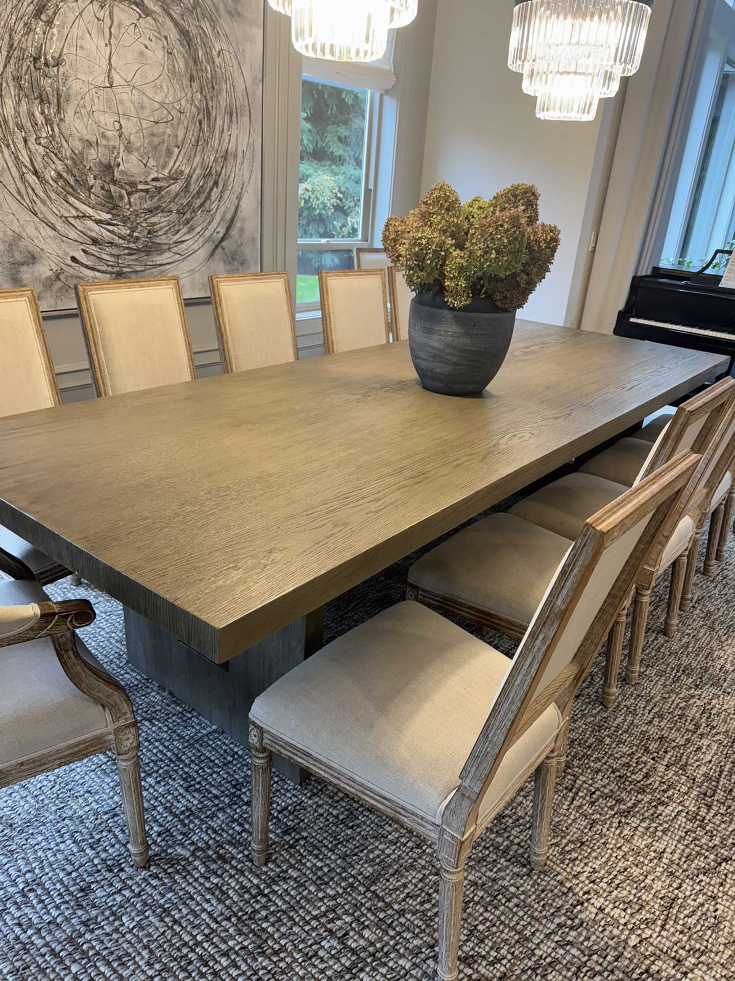 Restoration Hardware dining Table And Chairs