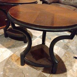 2 Wooden Side Tables,Center Table (Coffee table)mesa de centro, mesa auxiliar
