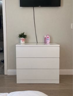 White dresser