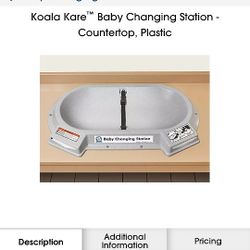 Koala Countertop Baby Changing Station