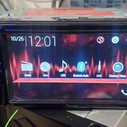 Pioneer Double Din Head Unit DVD Bluetooth 