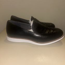 Cole Haan Grand.OS Women’s Black Leather Loafers Size 6 Comfort Work Shoes