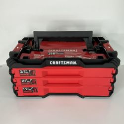 Craftsman Versastack Metric & SAE Mechanics Tool Set 216 Pc