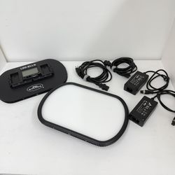 LED Panel Studio Lights 12in light stand compatible Savage Edge Light battery compatible 2