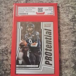 2 Grade 10 Football Rookie Cards For 30 Dollars
