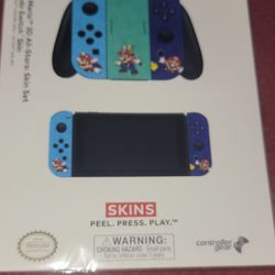 Nintendo Switch Super Mario 3D All-Stars Controller Skin Set