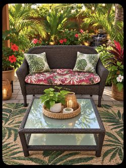 Patio Bench & DEDON Coffe Table First Picture Sample