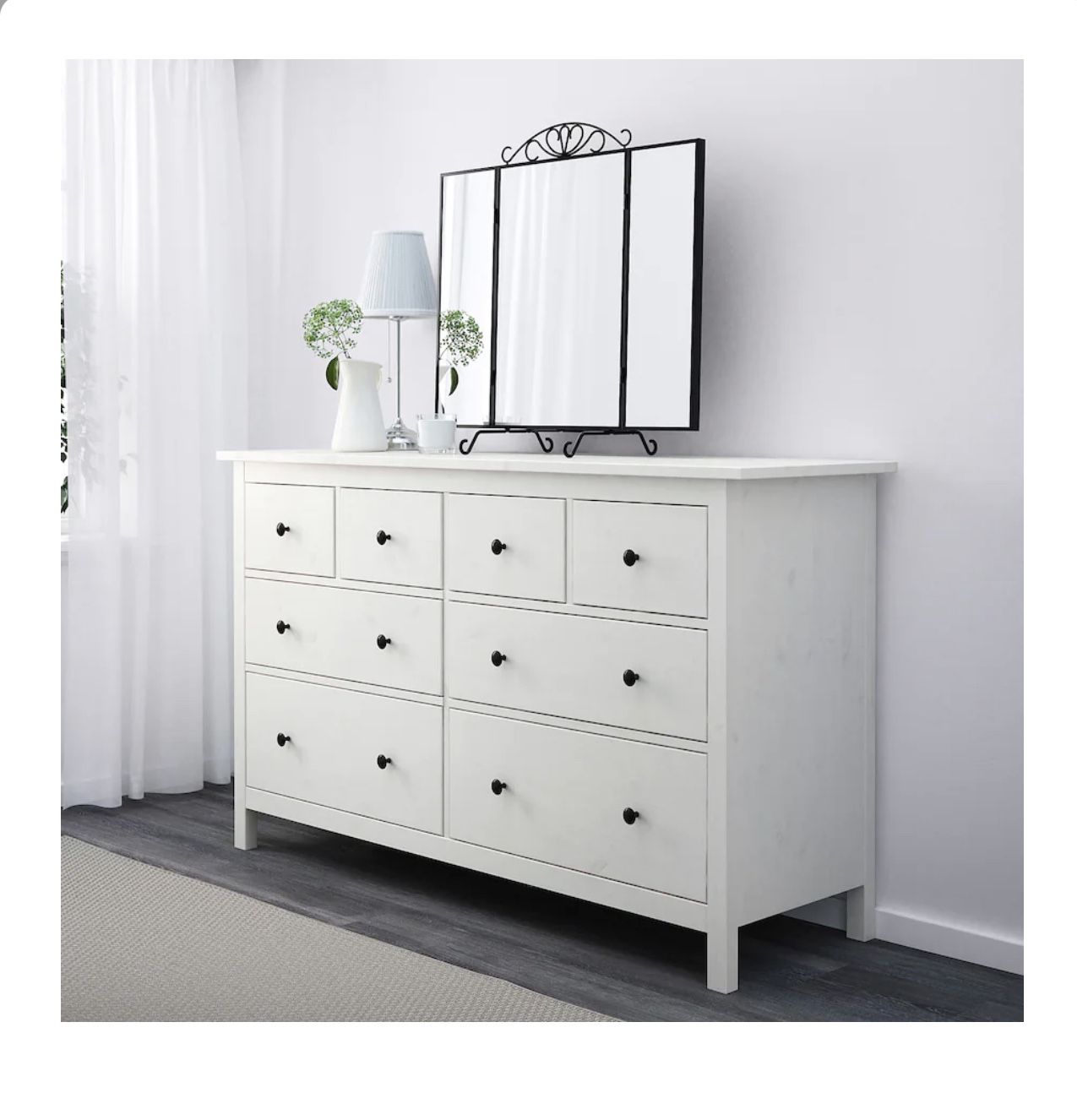 Ikea Hemnes 8 Drawer Dressed