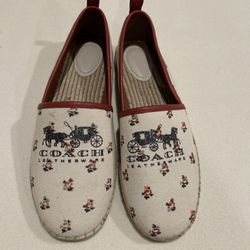 New Coach Espadrilles Shoes Flats 11b