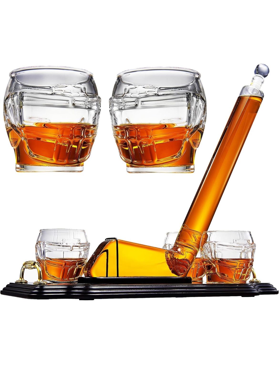 Ice Hockey Whiskey Decanter Set