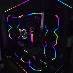 HIGH-END GAMING PC + OLED ULTRAWIDE MONITOR + ROG KEYBOARD — FULL SETUP