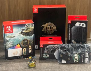 Nintendo Switch OLED Zelda Tears of the Kingdom Bundle