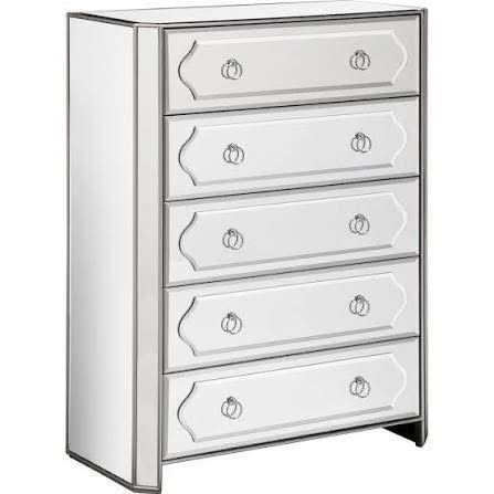 Mirrored Dresser And Two Nightstands