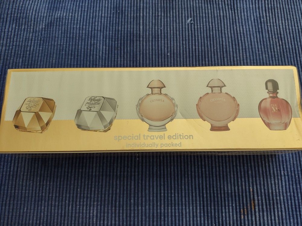 Perfume- Paco Rabanne- Sampler 5 Different Mimiatures $45