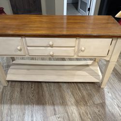 Wooden Table Storage 