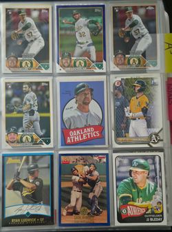 A'S MLB sports cards