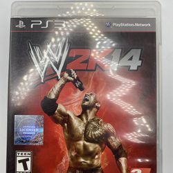WWE 2K14 Sony PlayStation 3 2013 PS3 CIB Complete In Box Tested C.I.B. Manual