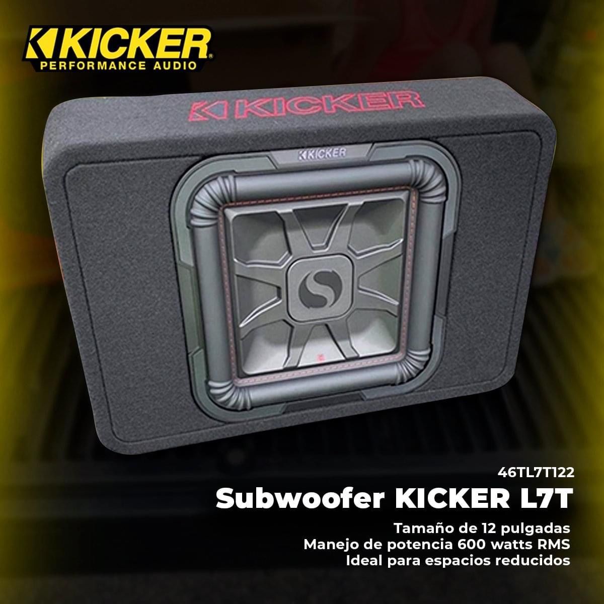 Brand New Kicker L7t 12” Subwoofers With Slim Boxes