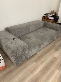 City home - Skylar Gray Fabric Sofa