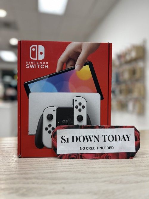 Nintendo Switch OLED Gaming Handheld Brand New $1 DOWN TODAY, NO