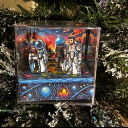 astronaut exploration 3D handmade 