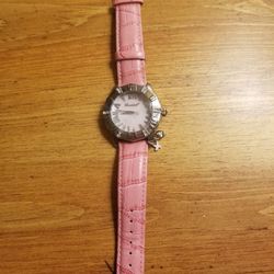 women's cancer awareness bombshell stainless steel quartz