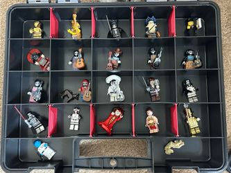 22 New Custom Lego Minifigures with case