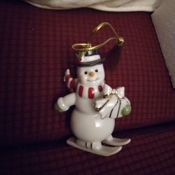 Lenox Very Merry Snowman Christmas Ornament