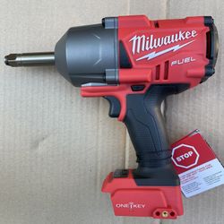 Milwaukee M18 ONE-KEY FUEL 18V Lithium-Ion Brushless Cordless 1/2 in. Impact Wrench with Extended Anvil (Tool-Only)