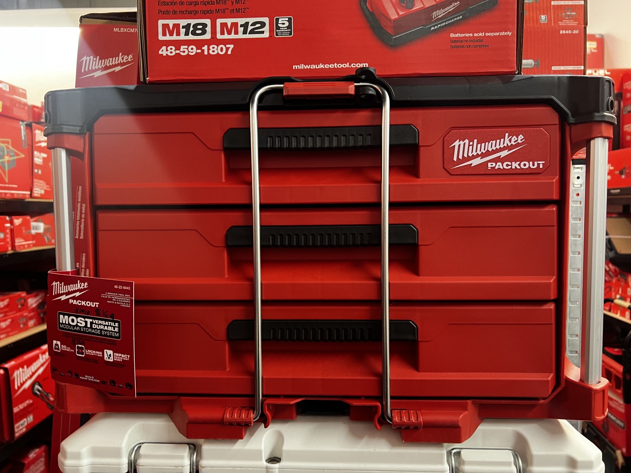 Milwaukee 3-Drawer Tool Box