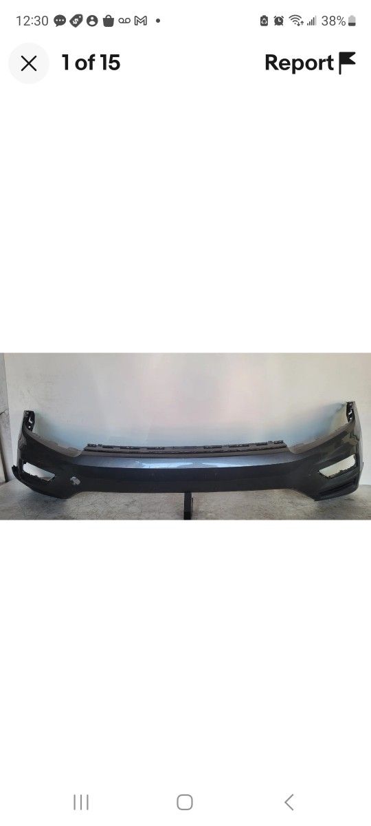 2018 2019 2020 2021 VOLKSWAGEN TIGUAN FRONT BUMPER COVER OEM 5NN 807 221
