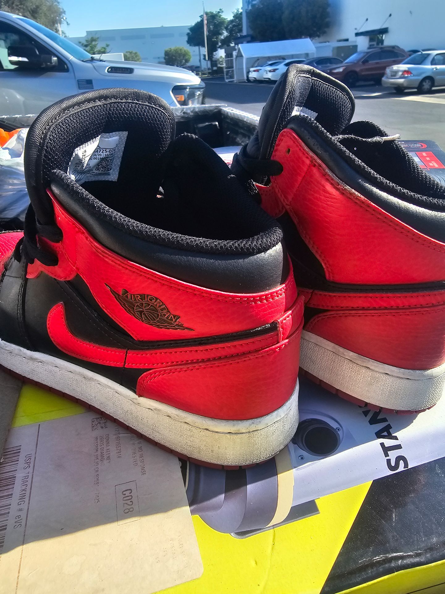 Nike Air Jordan 1 Retro OG High Banned Bred 2016 575441-001 Used 