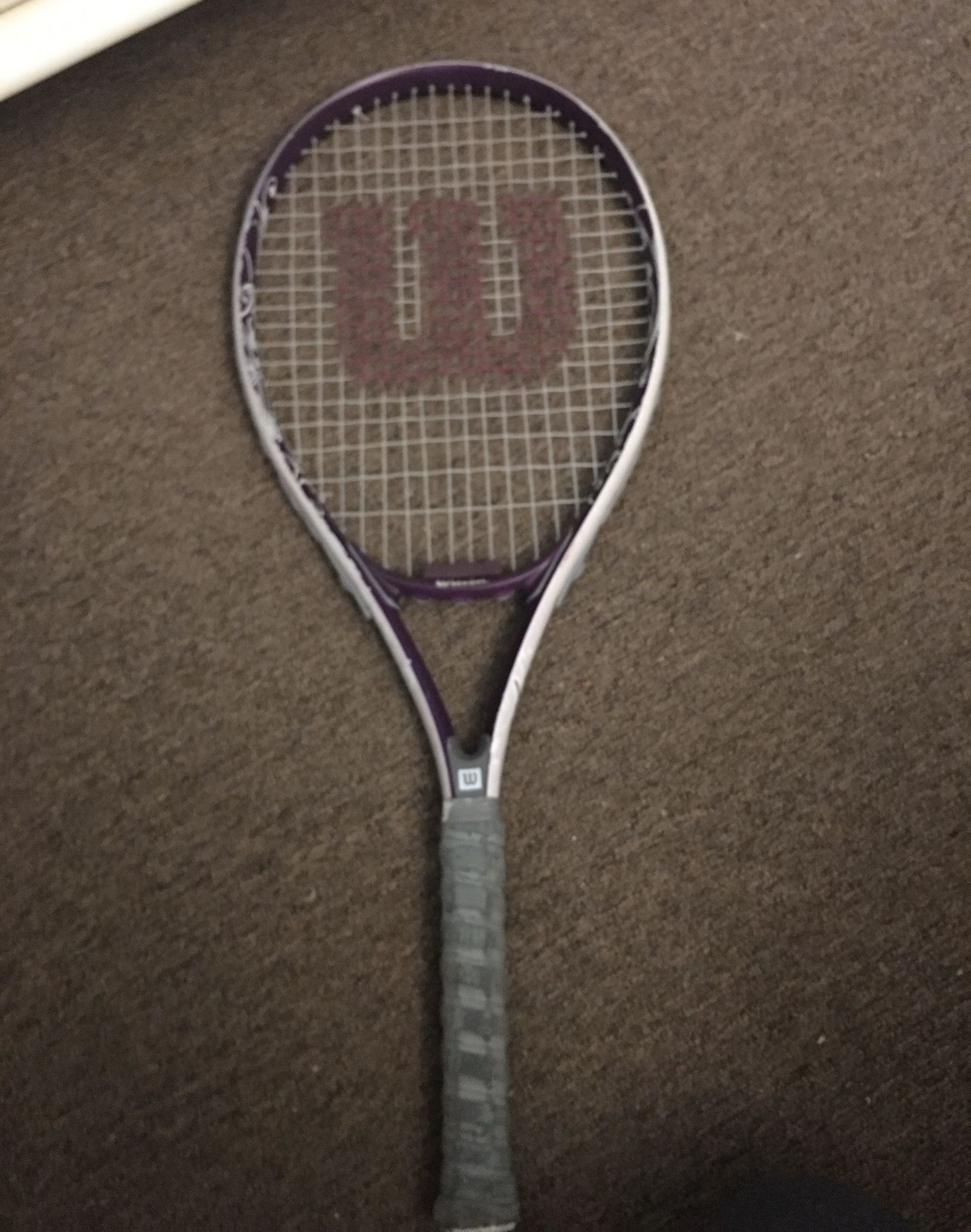 Wilson “hope” tennis racket