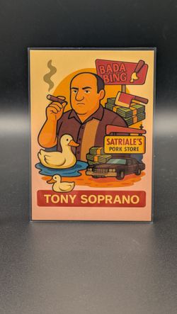 Tony Soprano collectible card