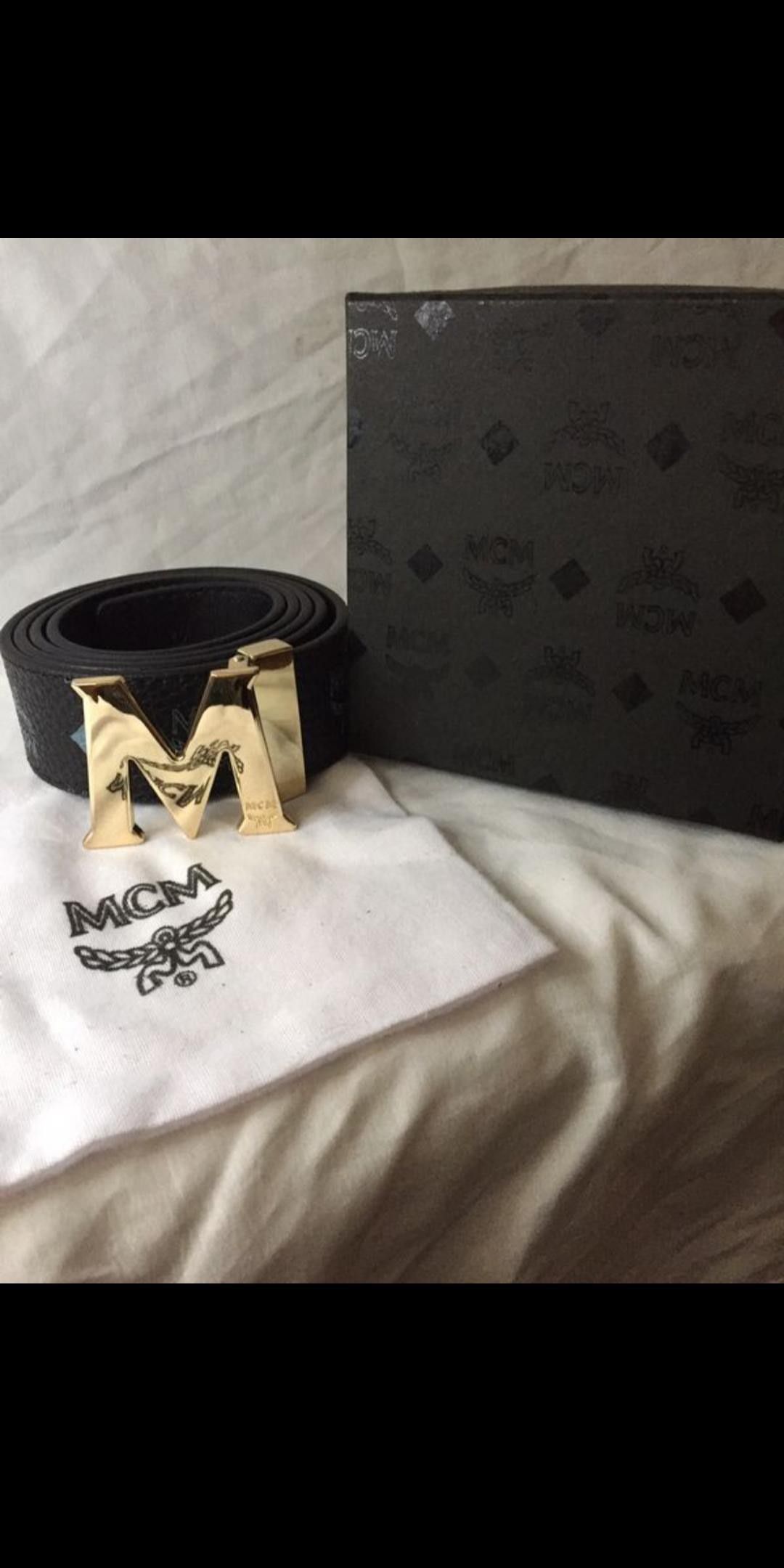 Mcm belt still on the box size 40. New new never used